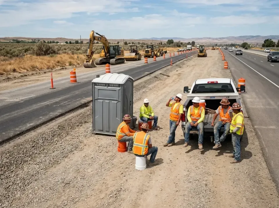 highway-road-construction-crew-007 — frequently asked questions, Porta Potty and Restroom Rentals in Napa, CA